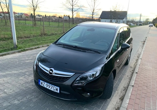 Opel Zafira cena 43200 przebieg: 180000, rok produkcji 2016 z Warszawa małe 232